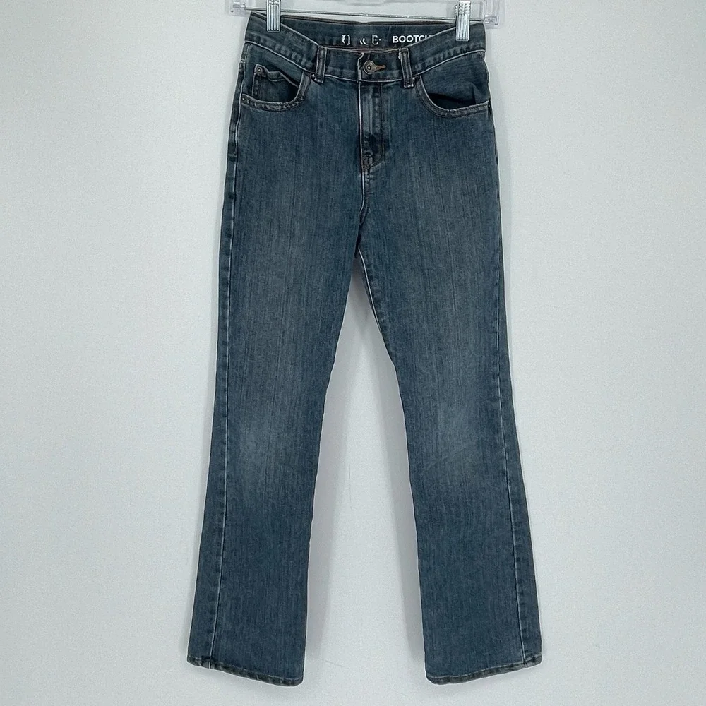 The Children's Place Boy's Blue Bootcut Slim Fit School Denim Jeans Size 14